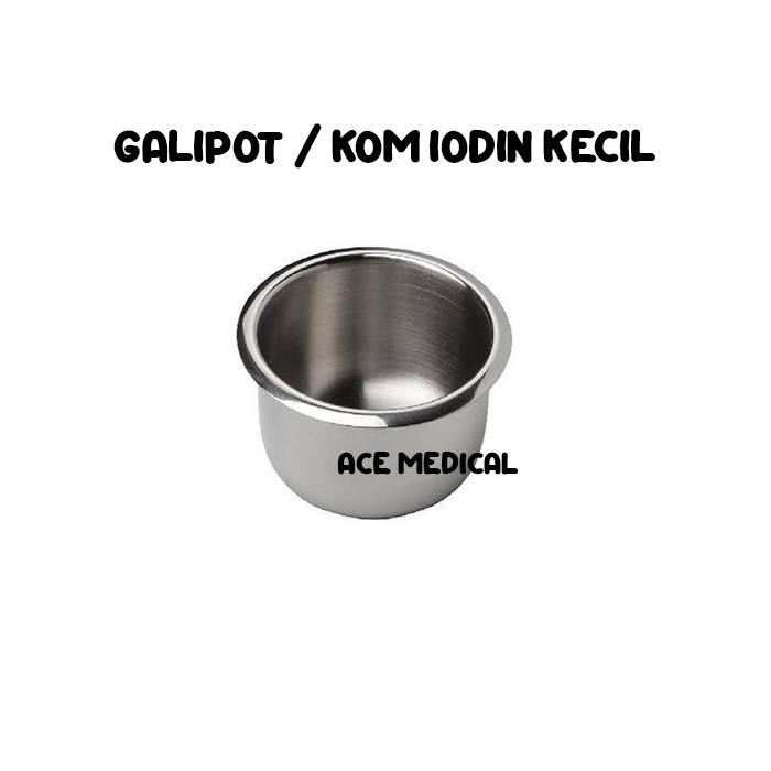 Galipot / Com Iodine Kecil / Kom Iodine kecil / Com Iodine 6cm