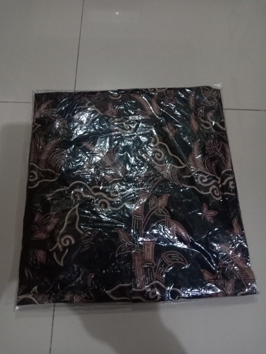 Batik Pria Lengan Panjang Batik Azmil Hrb026 Motif Mega Mendung Kode 002 Size M L Xl Xxl Reguler