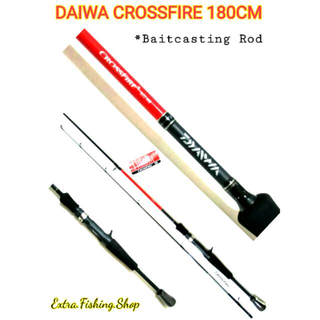 JORAN BAITCASTING DAIWA CROSSFIRE 180CM 8-17LB MURAHH