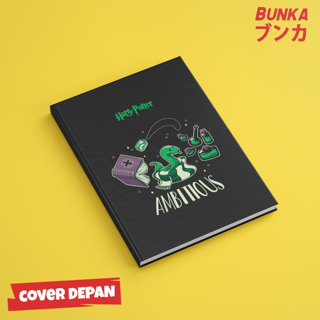 

Notebook Hardcover Harry Potter Slytherin Slogan Ukuran A5 Buku Tulis Catatan Agenda Planner Jurnal Note Book Gift Couple
