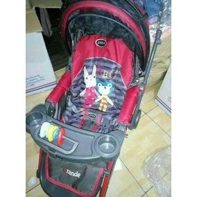 stroller bayi pliko grande merah