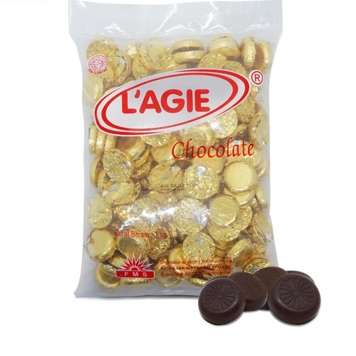 

Coklat L'agie GOLDEN COIN isi kismis [1 kg]