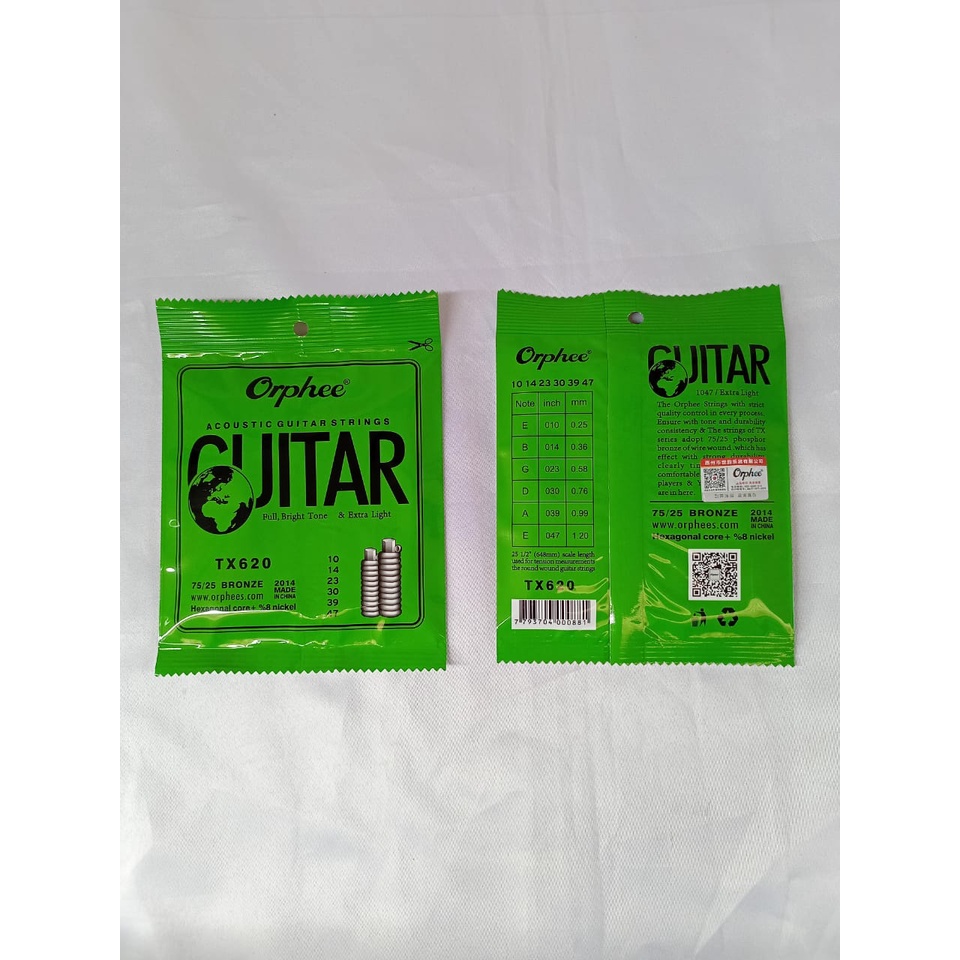 senar gitar orphee senar akustik TX620 TX630 TX640 senar orphee