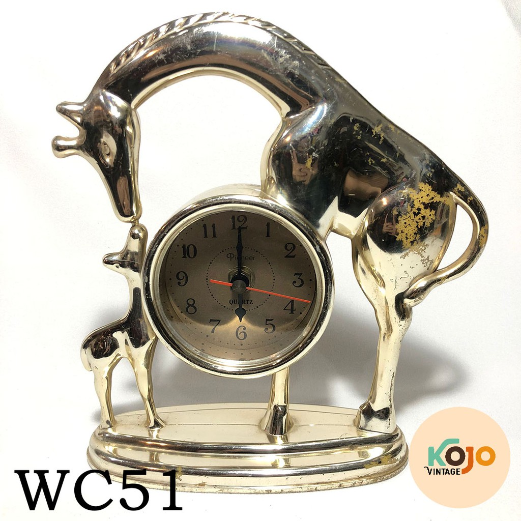 Jam Meja / Beker / Weker Langka Rare Antik Kuno Jadul Retro Klasik Classic Vintage Unik Jerapah