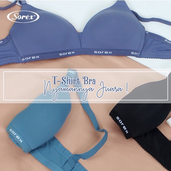 Sorex Bra - BH 34135 - Busa Cup A - B / Tanpa Kawat - T Shirt Bra - Uk 34 - 38