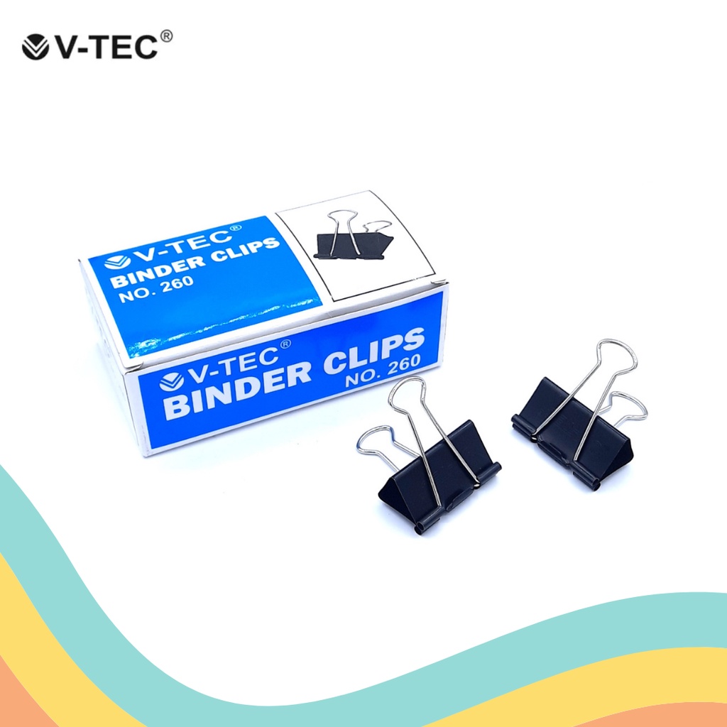 

BINDER CLIP V-TEC 260 (1 BOX)