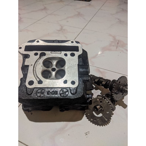 Blok head satria fu Uk klep 24 21 + porting