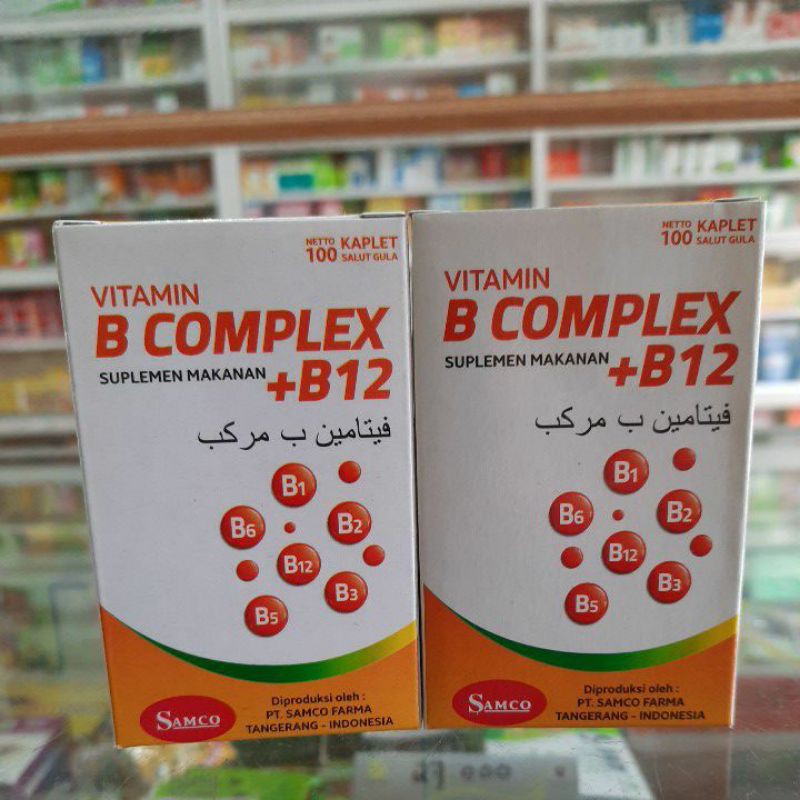 Jual vitamin B complex B12 B kompleks 100's Indonesia