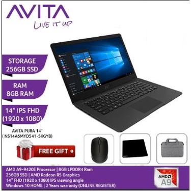 notebook AVITA PURA 14 AMD A6 9220E