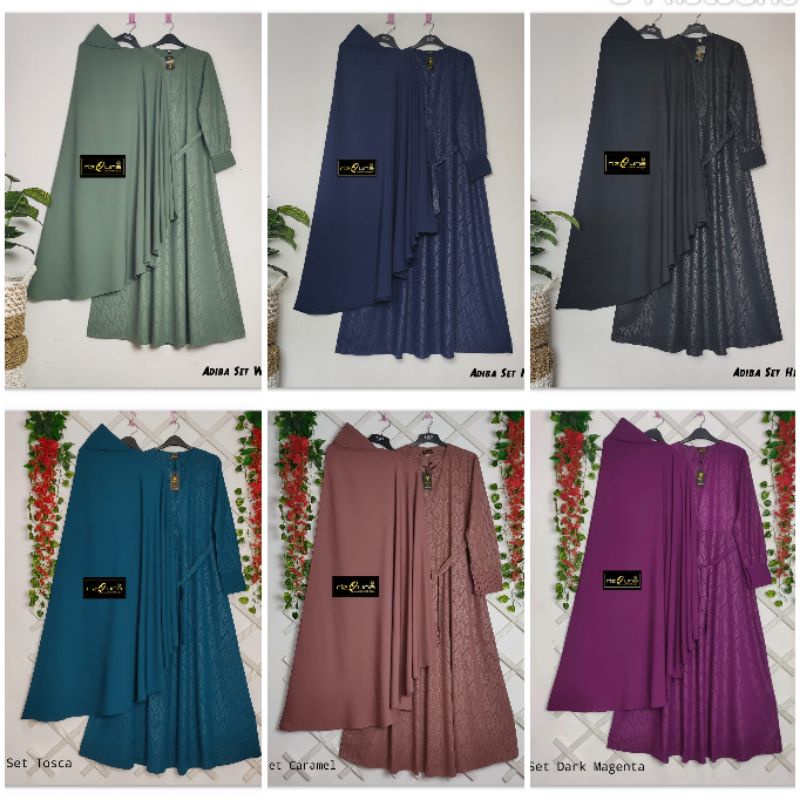 ADIBA SET EMBOS ▶▶▶ set adiba embos murah By Rizquna Gamis