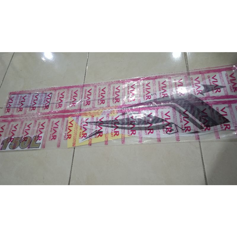 STICKER  VIAR STIKER VIAR MODEL SERI 2021