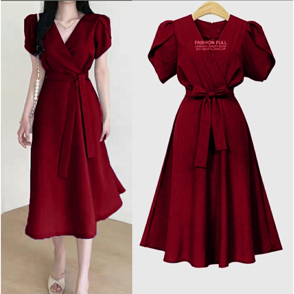 QUINNYSHOP-PROMO-MC-BAJU WANITA DRES CASUAL TERBARU-DRES MURAH-PAKAIAN DRES WANITA KOREA-DRES NATAL