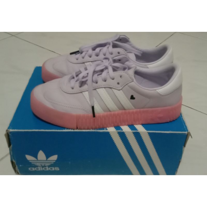 Preloved Adidas Sambarose purple/ lavender & pink, edisi Valentine