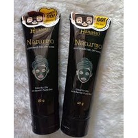 [ORI] MASKER NATURGO HANASUI TUBE NATURGO LIGHTENING PEEL OFF MASK AMPUH MENGANGKAT KOMEDO 60 GRAM