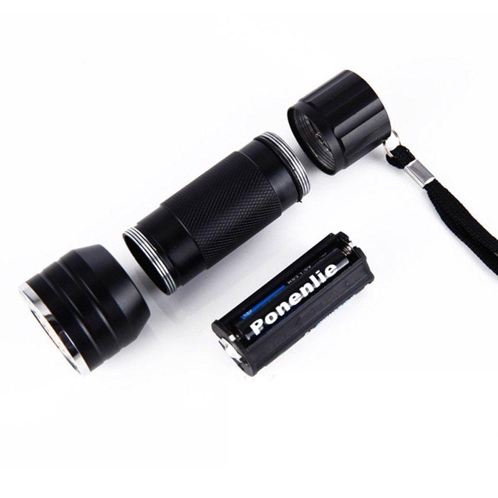 Lanfy Lampu Obor Aluminium Invisible Blacklight Baru High Quality 21led UV Ultra Violet