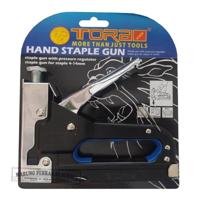 

Tora Stapler Staple Gun Alat Tembak Paku Staples Manual 3In1