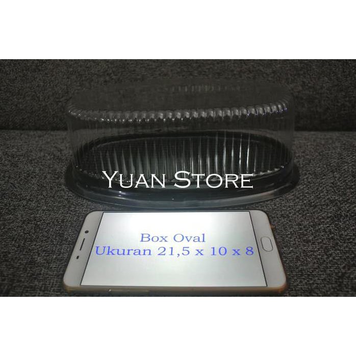 MIKA OVAL | MIKA KUE 22 CM | MIKA BOLU | BOX BOLU OVAL | PLASTIK ECER