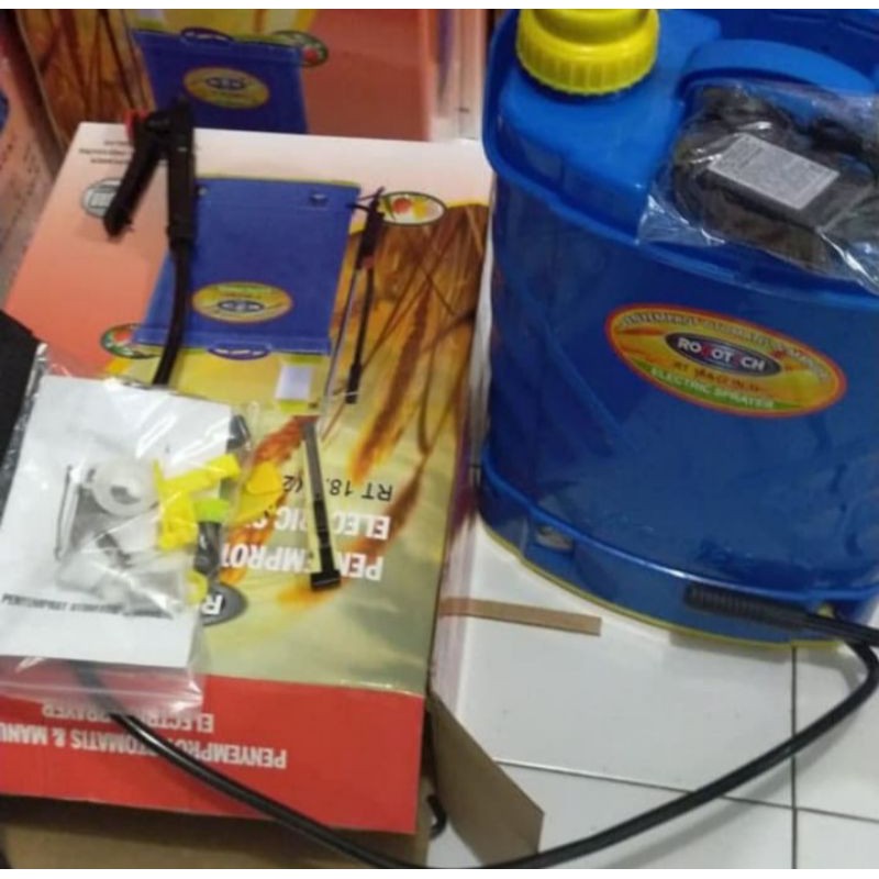 Mesin semprotan hama Robotech( 2in1)Manual&elektrik 18liter
