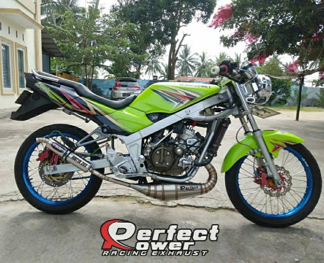 Knalpot Ninja R RR SS full stainles super garing kemrincing Gratis Laser Nama sesuai request-1