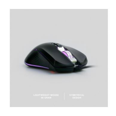 Mouse gaming rexus wired usb optical 3200dpi 30ips 4000fps 125Hz 6d macro rgb xierra g-10 g10