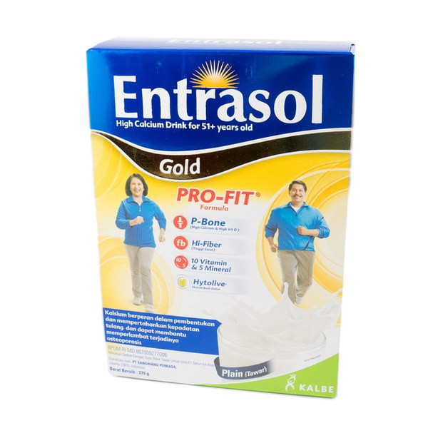 

ENTRASOL Gold Pro-Fit Plain 370gr for 51 Plus Years Old