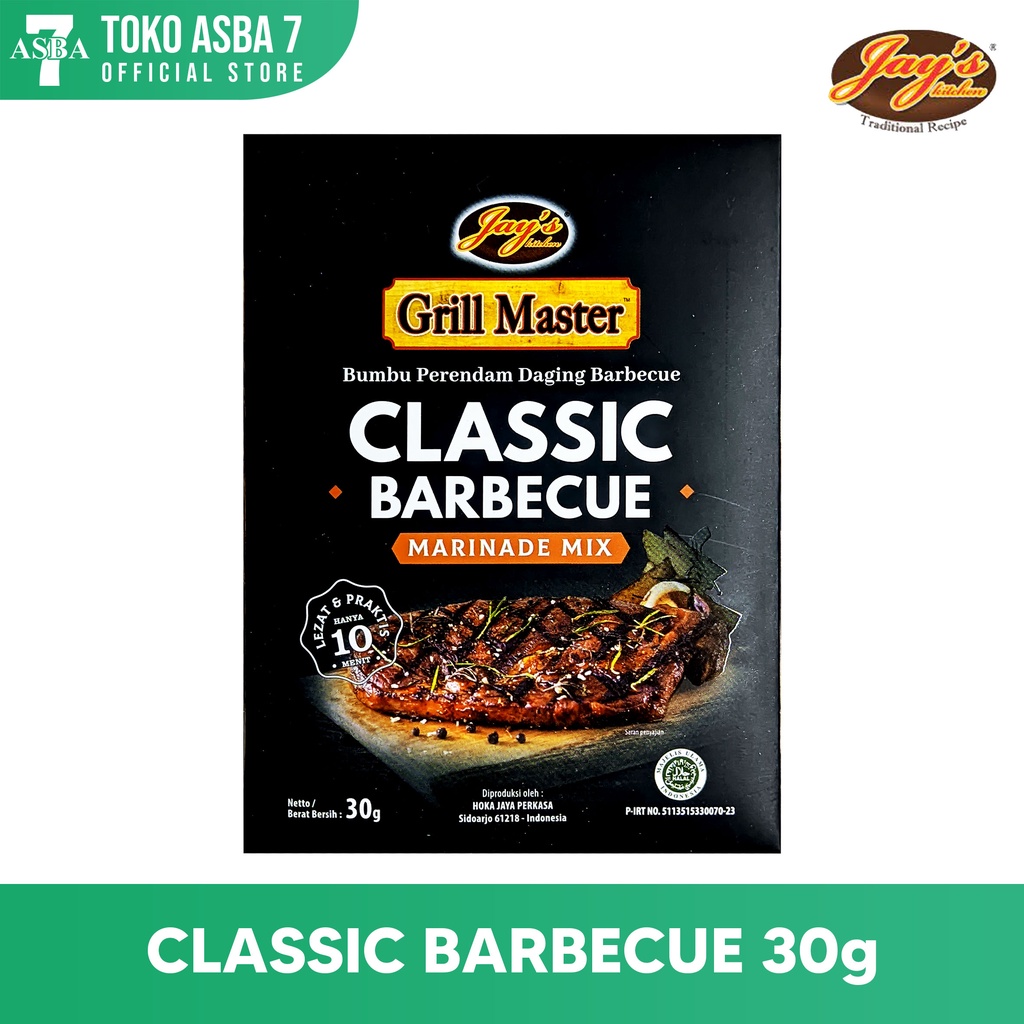 

JAYS GRILL MASTER CLASSIC BARBECUE 30G