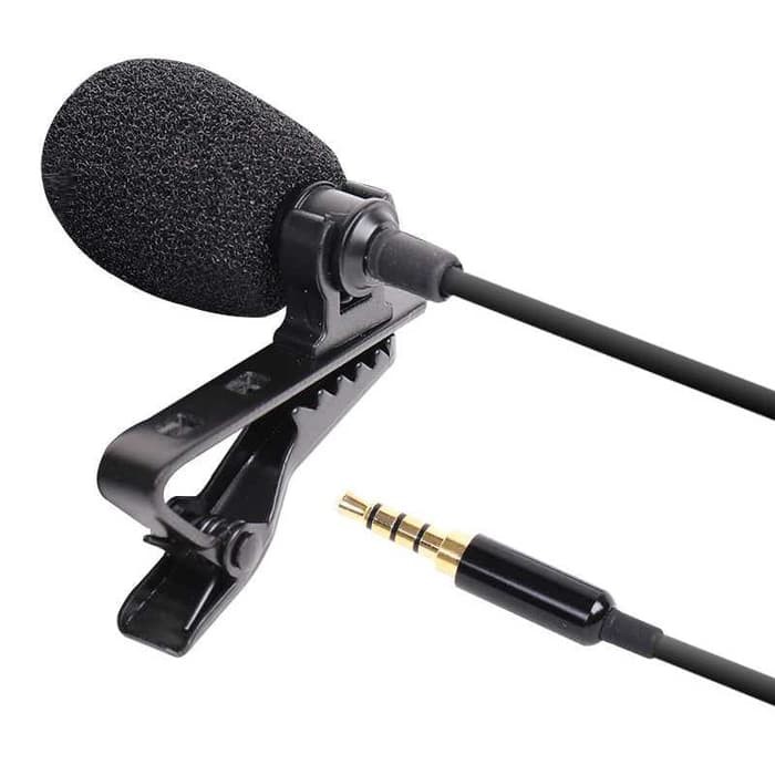 Professional Lavalier Clip-On Microphone - Q10 - Mic Smartphone PC Tab