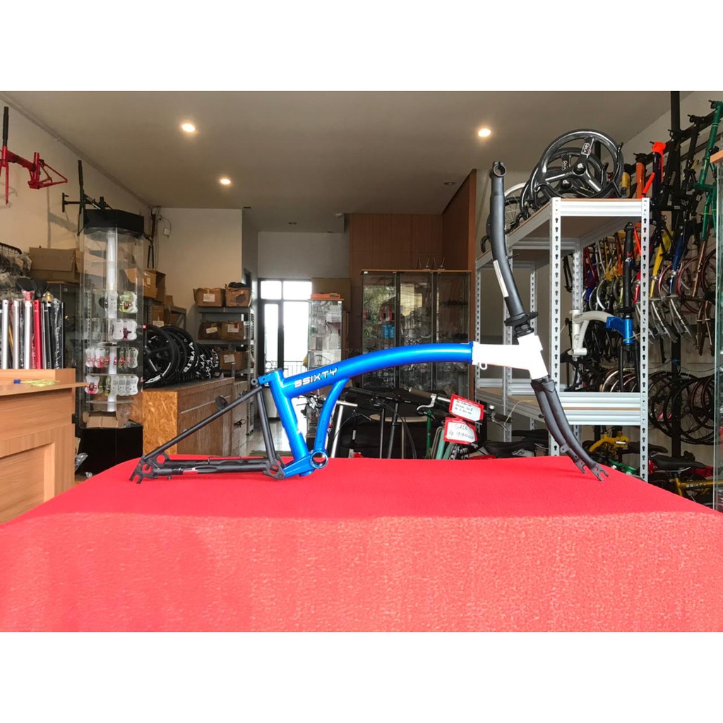 Frame Set Sepeda Lipat 3sixty 16 plus 349 chromoly