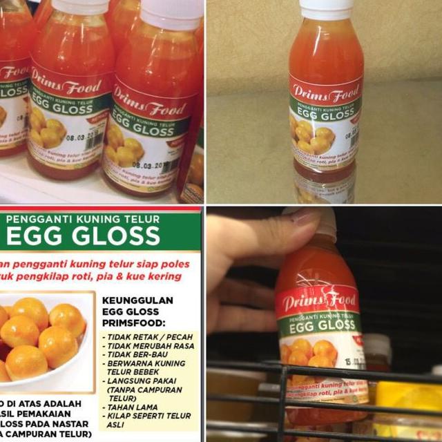 

59 EGG GLOSS 1kg (PEGANTI KUNING TELUR untuk cookies,roti,kue,nastar) 59 Best Product ⌒