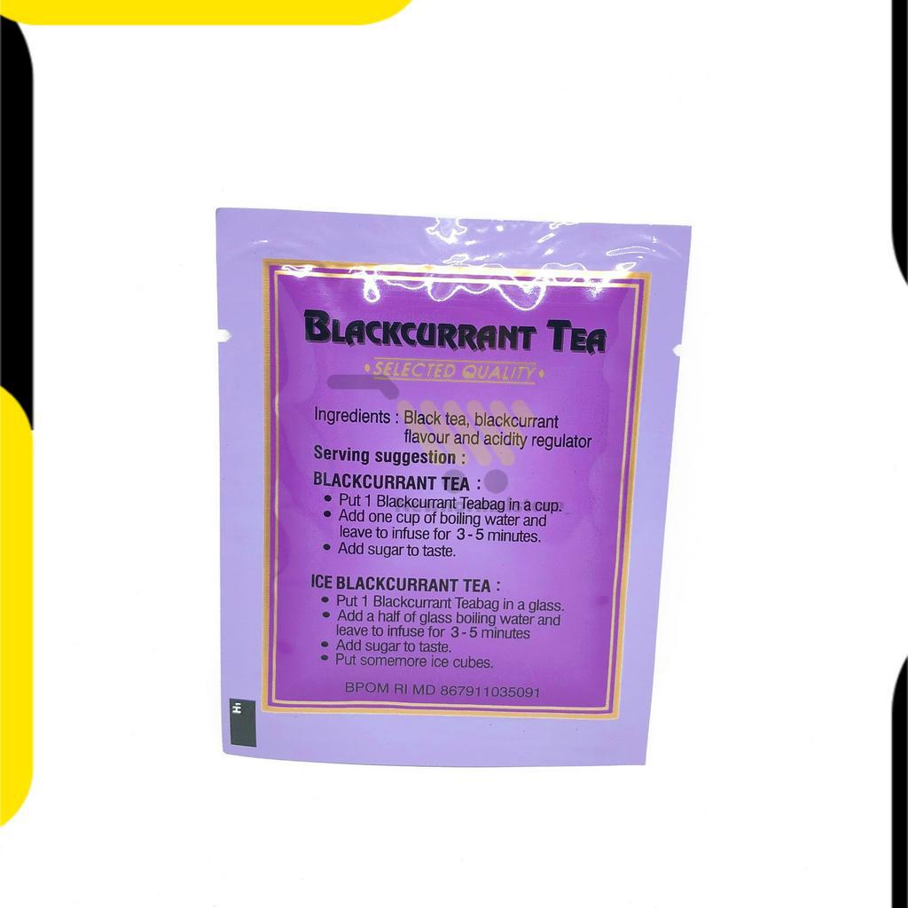 TEH BLACKCURRANT KEPALA DJENGGOT KEMASAN TEABAGS / KANTONG / TEH HERBAL KESEHATAN PRAKTIS