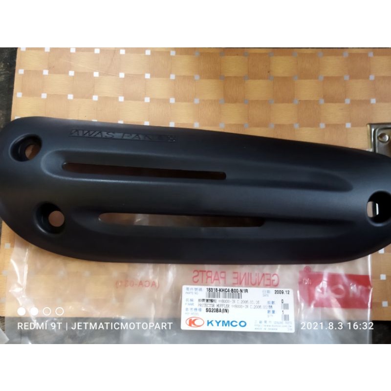 Cover Knalpot kymco easy