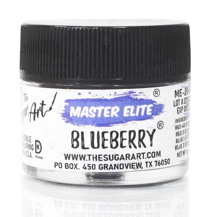 

4 Gr Blueberry Master Elite Sugar Art Pewarna Makanan