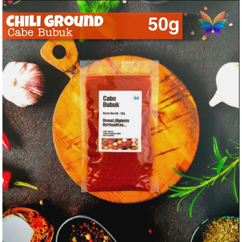 

Bumbu Dapur CABE BUBUK / Chili Ground 50g ✓PREMIUM #WarnaWarniRempah
