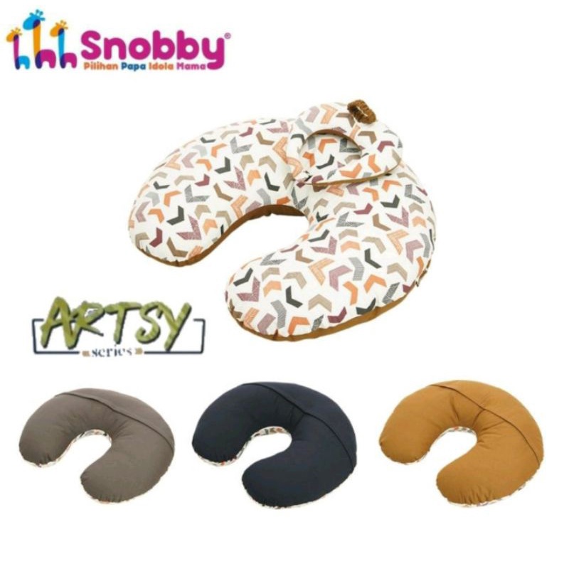 Snobby (2 in 1) Bantal Ibu Menyusui + Bantal Dot Artsy Series / BANSUI + Bantal Dot Bayi TPB5822