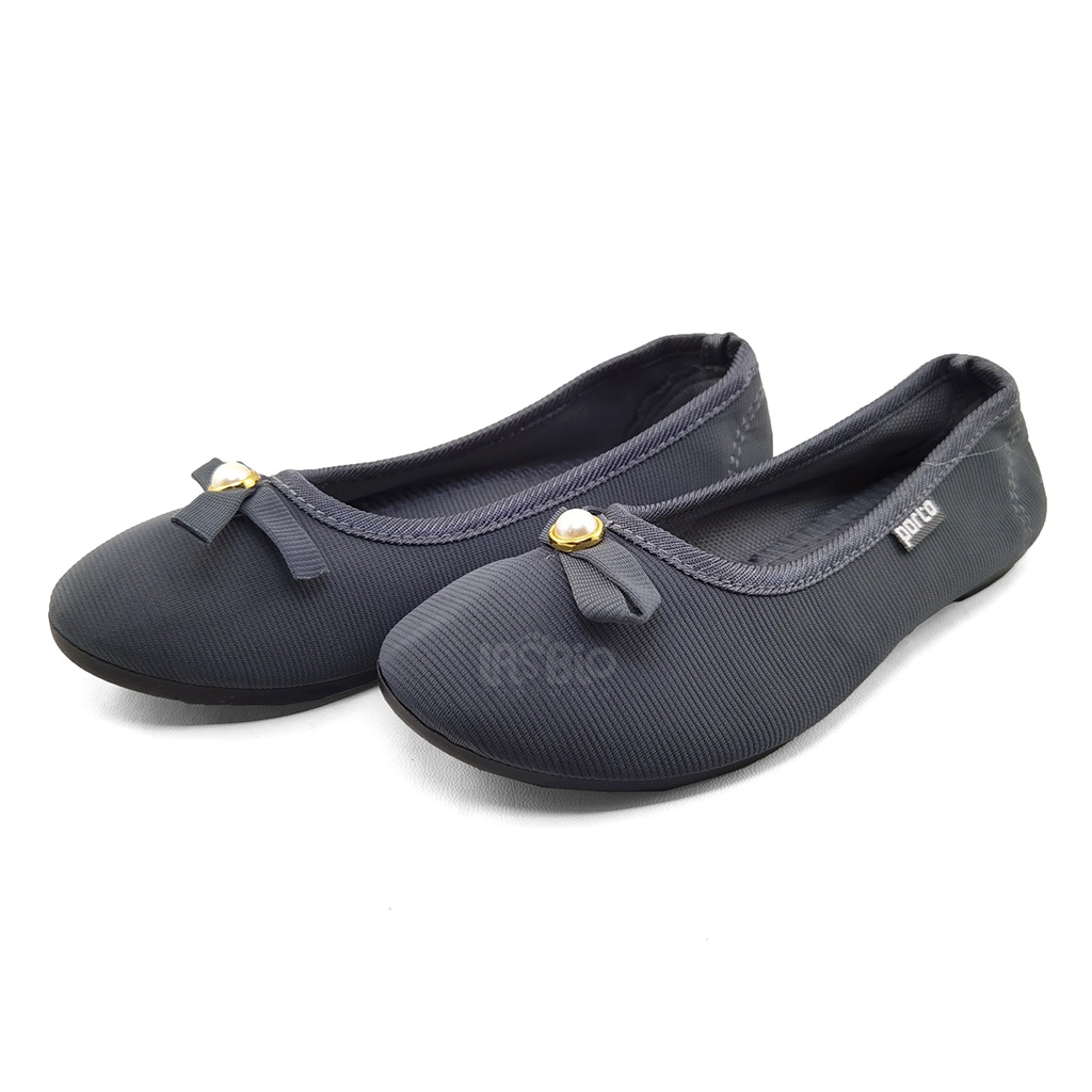 Porto Sepatu Selop Flatshoes Ballerina Kasual Formal Anak Perempuan BA201