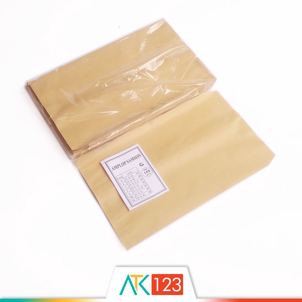 

RK Amplop Coklat / Samson Guanaco C (1/2 Folio) isi 100 Buah