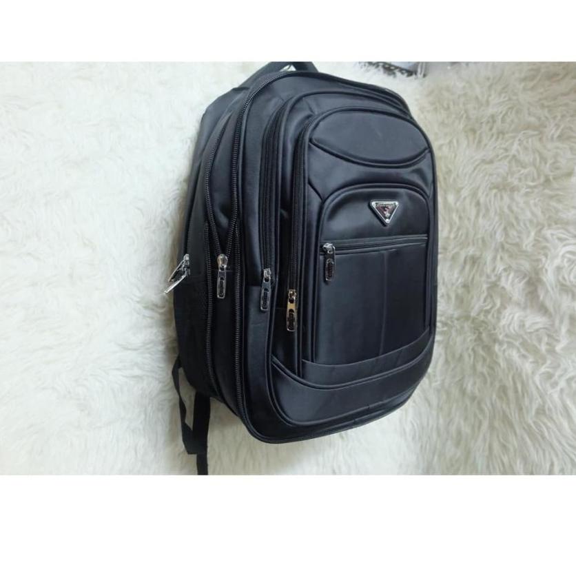 Diskon s/d 20% POLO SUPER TAS RANSEL LAPTOP JUMBO SIZE 20INCH FREE RAIN COVER USB PORT &amp; KUNCI