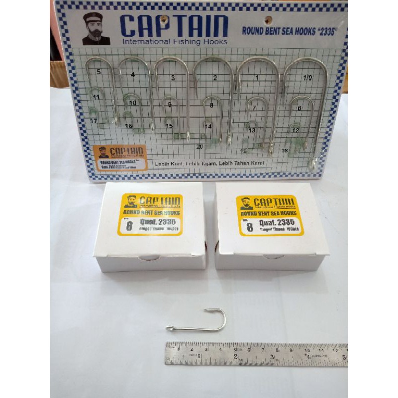 Mata Pancing Captain 2335 Nomor 8 Pancing Rawai (Kail Pancing)
