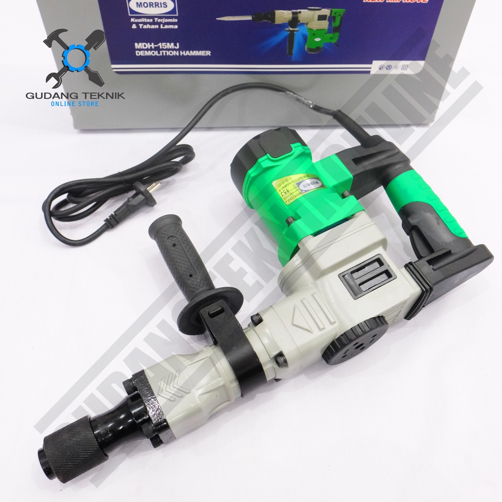 Demolition Hammer MORRIS MDH15MJ / Mesin Bor Bobok Tembok Beton MDH 15 - Demolition MDH-15MJ