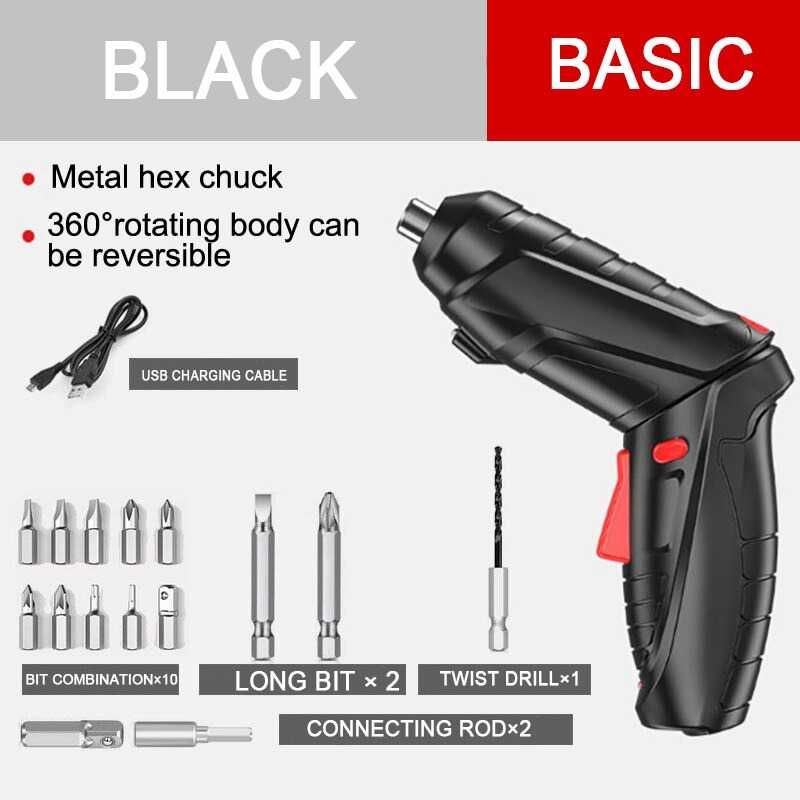 Mesin Bor Obeng Elektrik Listrik Cordless Screwdriver - Q029