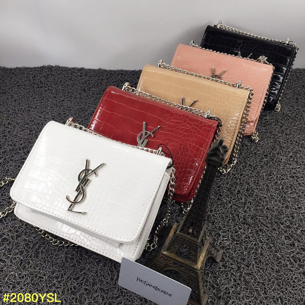 YSL Mini Croco - pusatdagangtas2- ysl sunset - ysl toy loulou