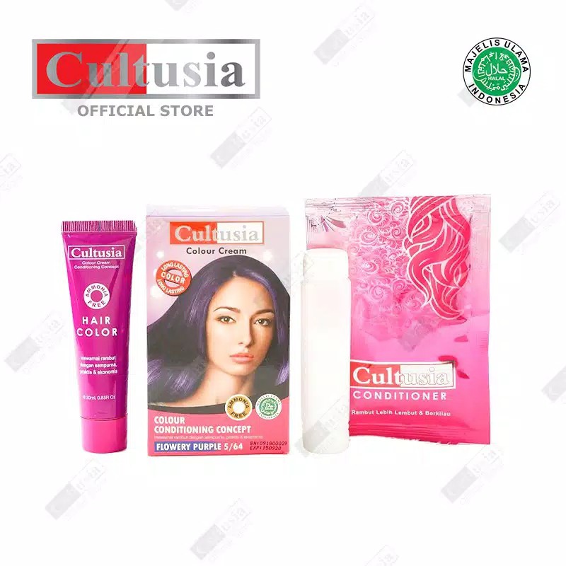 Cultusia Hair Color flowery purlpe 5/64 30 ML