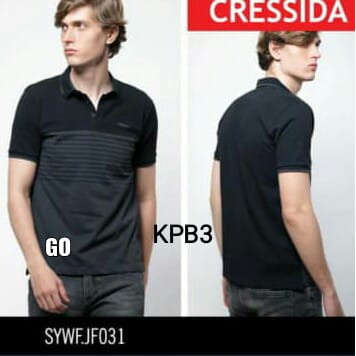 gos KPB CRESSIDA KAOS POLO KERAH Cowok Pakaian Pria Baju Polo Kerah