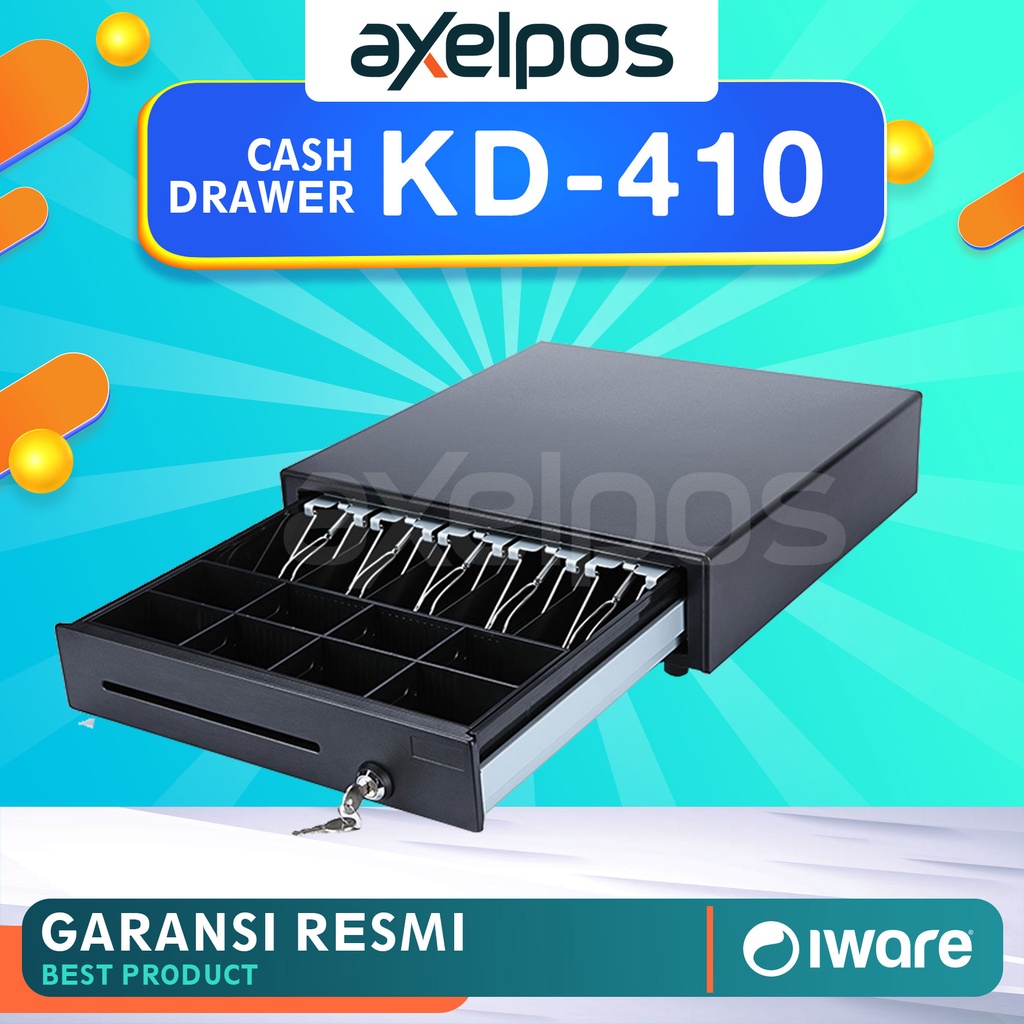 CASH DRAWER / LACI KASIR / LACU UANG KASIR IWARE KD-410