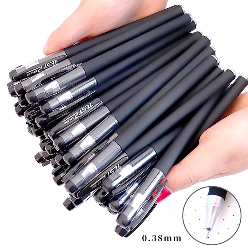 Alat Tulis Kantor / Pulpen Sekolah Import / Pena Elegant Premium / Bolpoin Hitam