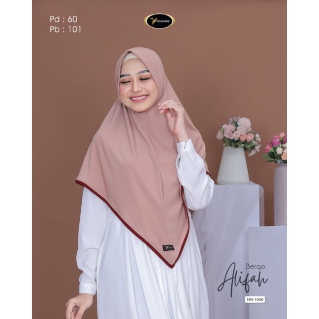 Bergo Alifah | bergo jumbo by yessana
