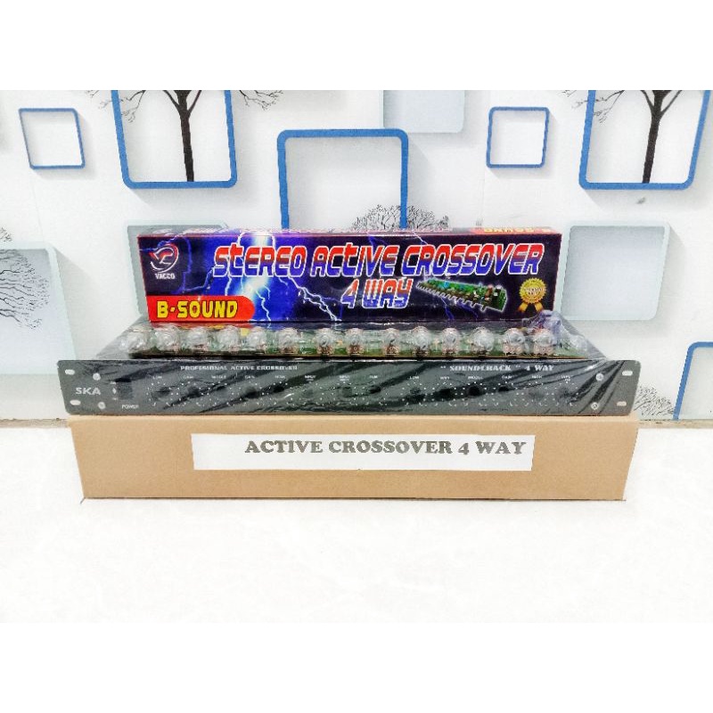 Kit plus box crossover 4 way sub