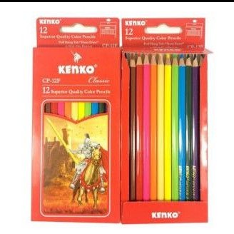 

kenko 12 superior quality color pencils pensil warna classic
