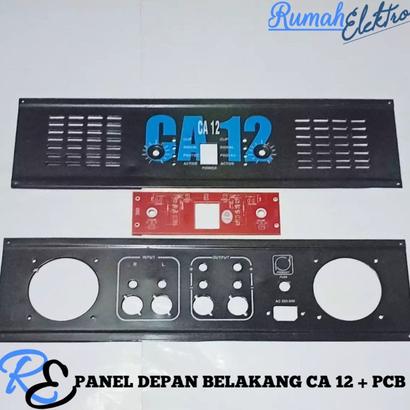 Plat Panel Depan Belakang CA 12 plus PCB