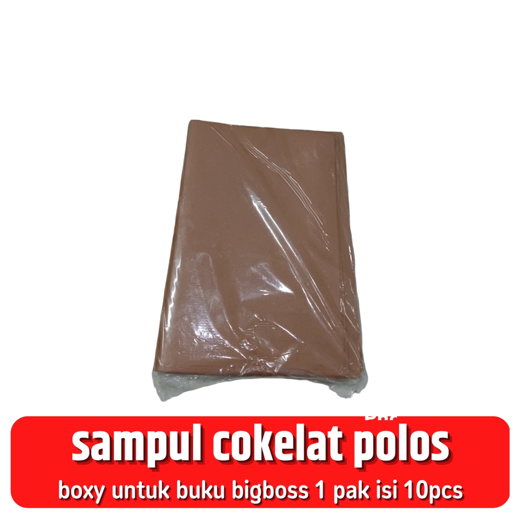 

sampul buku tulis cokelat boxy bigboss polos 1 pak isi 12pcs